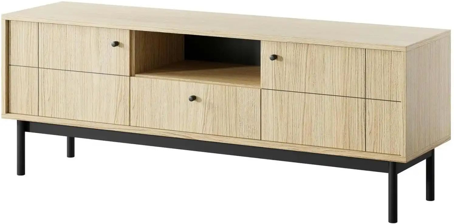 Thumbnail - Lowboard Panda ¦ braun ¦ Maße (cm): B: 154 H: 57 Kommoden & Sideboards > Lowboards - Höffner