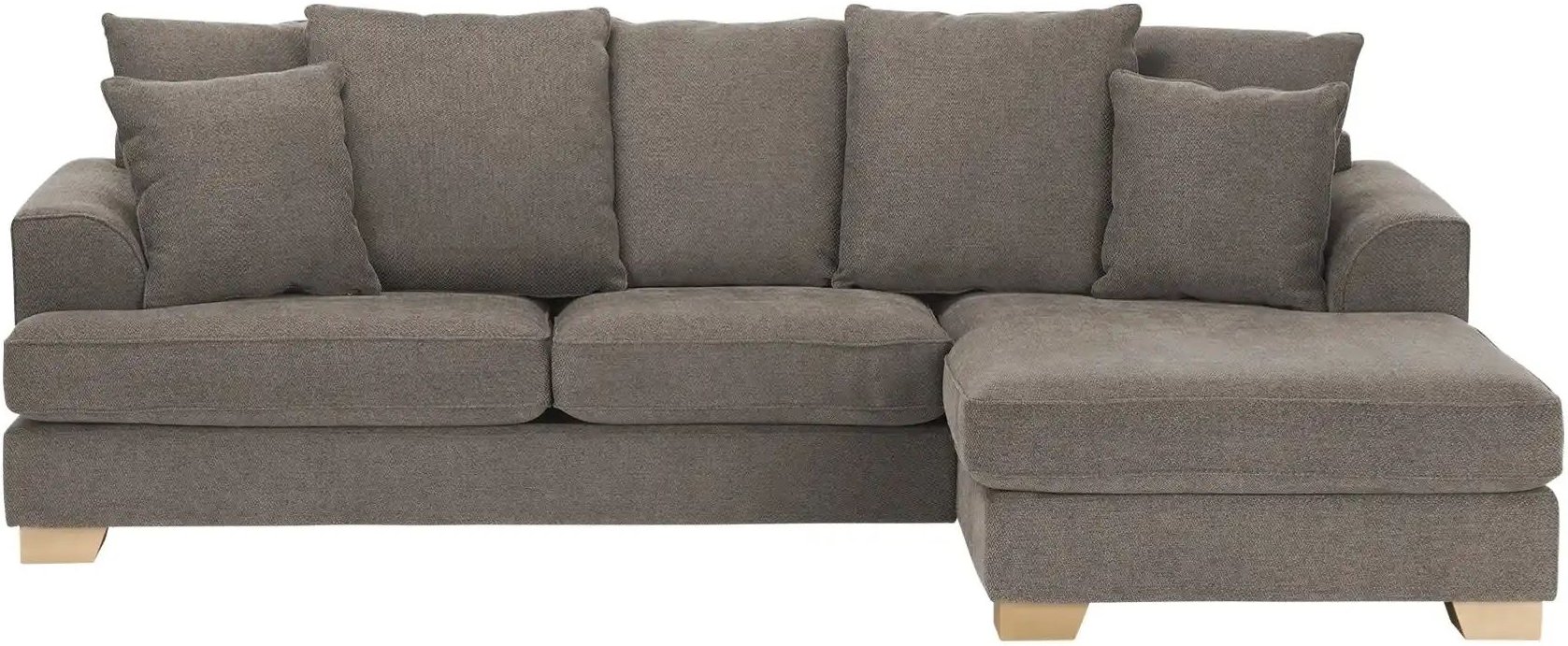 SOHO Ecksofa Franka ¦ braun ¦ Maße (cm): B: 268 H: 87 T: 161.0 Polstermöbel > Sofas > 3-Sitzer - Höffner
