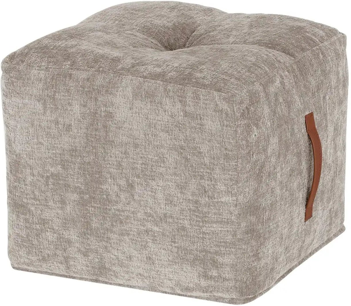 SOHO Polsterhocker Praline ¦ beige ¦ Maße (cm): B: 47 H: 42 T: 47.0 Polstermöbel > Hocker - Höffner