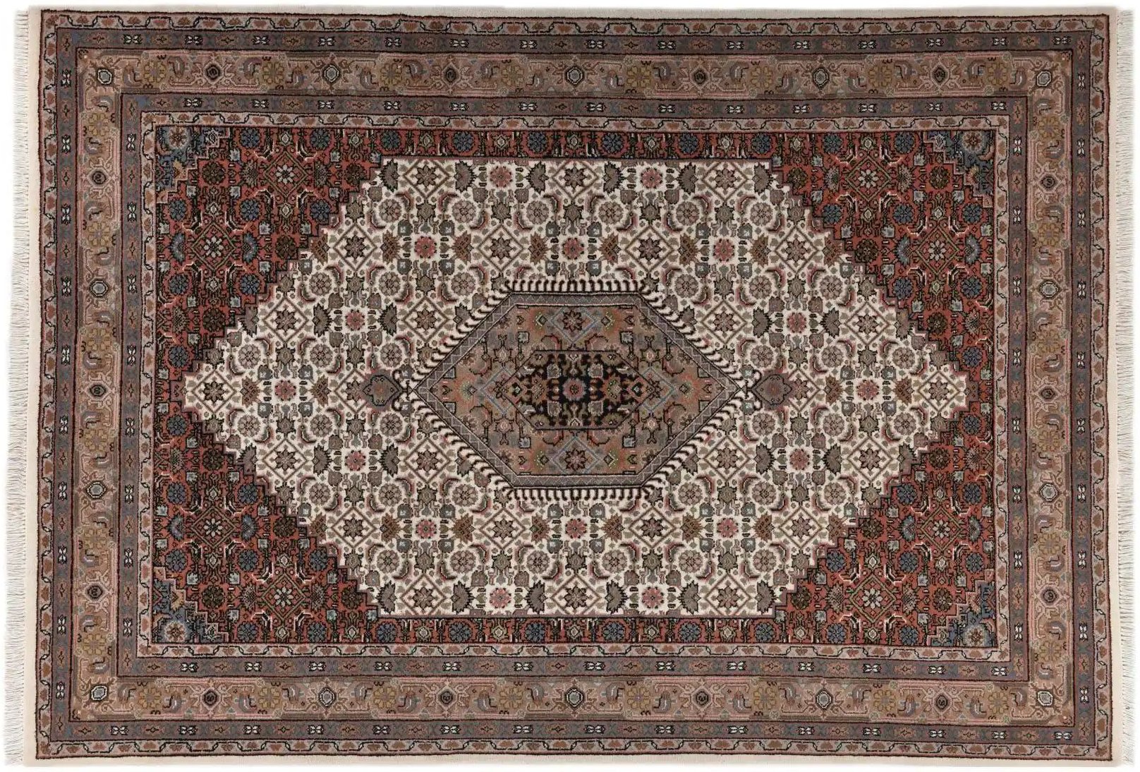 THEKO Orientteppich Benares Bidjar ¦ creme ¦ Wolle ¦ Maße (cm): B: 250 Teppiche > Wohnteppiche - Höffner