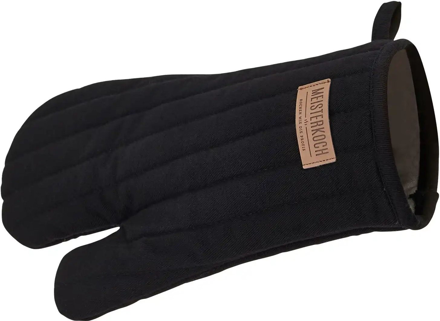 Meisterkoch Topfhandschuh OPTIMUS ¦ schwarz ¦ 100% Baumwolle ¦ Maße (cm): B: 33 Tischwäsche & Küchentextilien > Ofenhan...