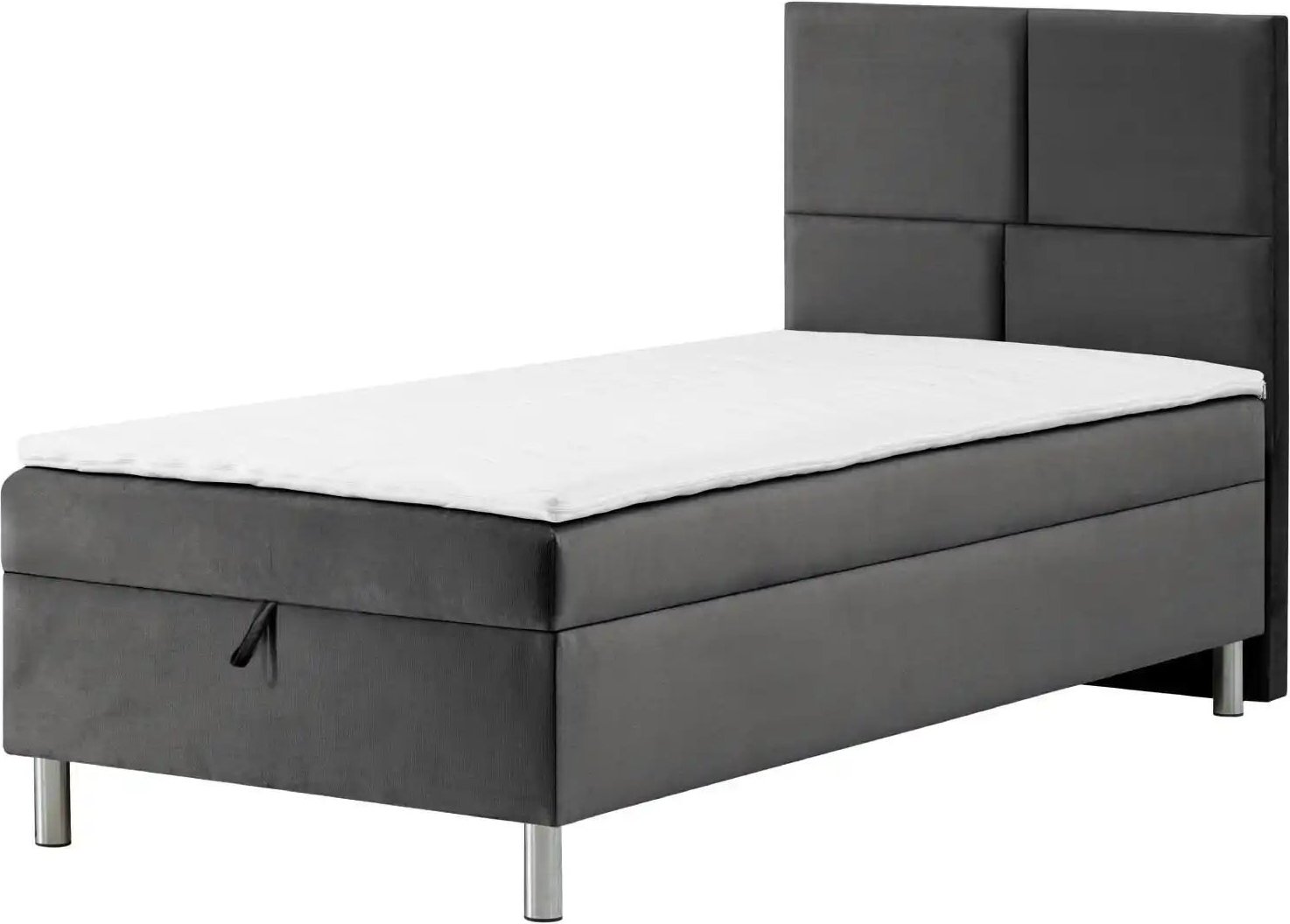 Boxbett mit Bettkasten Adria ¦ grau ¦ Maße (cm): B: 90 H: 110 Betten > Komfortbetten - Höffner