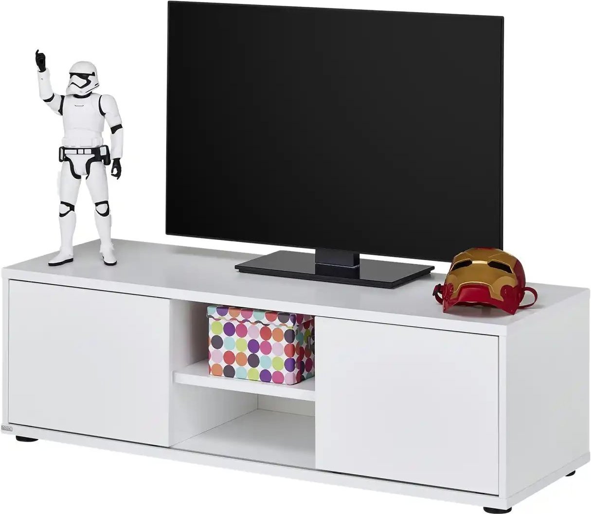 PAIDI Lowboard mit Schiebetüren Kira ¦ weiß ¦ Maße (cm): B: 126,8 H: 39,2 T: 40.6 Kommoden & Sideboards > Lowboards - H...