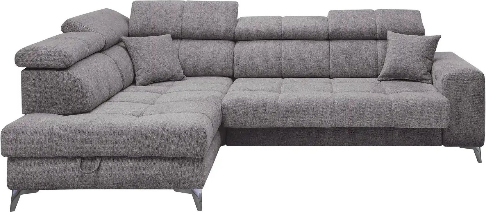 Ecksofa inklusive Stauraum Sydney ¦ grau ¦ Maße (cm): B: 282 H: 105 T: 198.0 Polstermöbel > Sofas > Ecksofas - Höffner