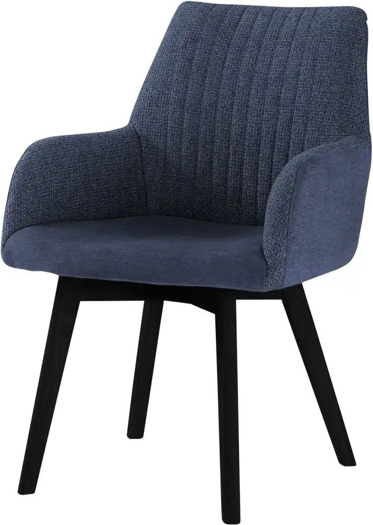 Woodford Esszimmerstuhl mit Massivholzgestell Menda ¦ blau ¦ Maße (cm): B: 59 H: 87 T: 61.0 Stühle > Esszimmerstühle > E...