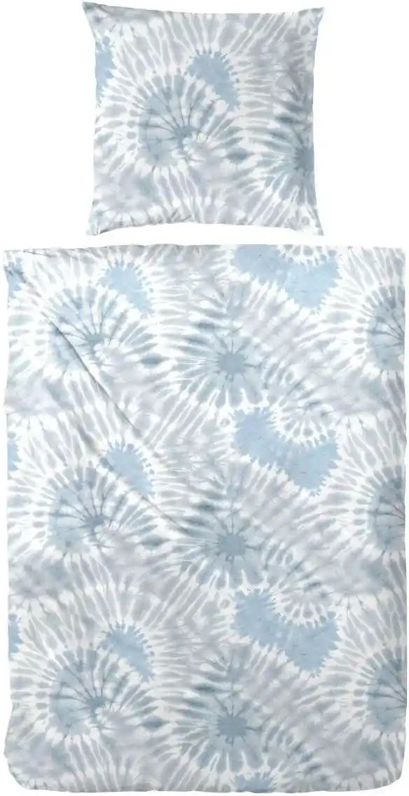 Bettwäsche-Set   ¦ blau ¦ Maße (cm): B: 135 H: 1 Bettwaren > Bettwäsche > Bettwäsche ganzjährig - Höffner