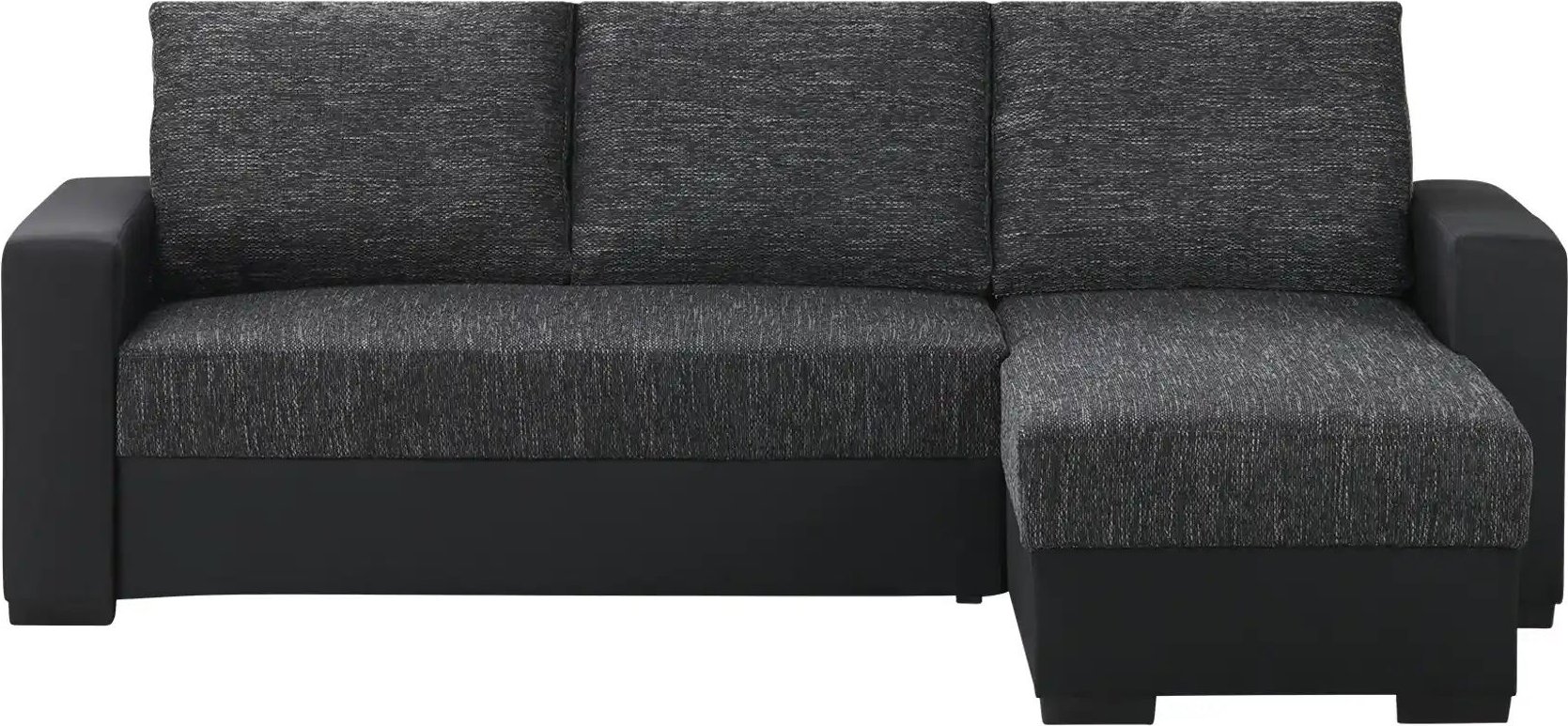 Ecksofa  Navarra ¦ schwarz ¦ Maße (cm): B: 235 H: 89 T: 156.0 Polstermöbel > Sofas > 3-Sitzer - Höffner