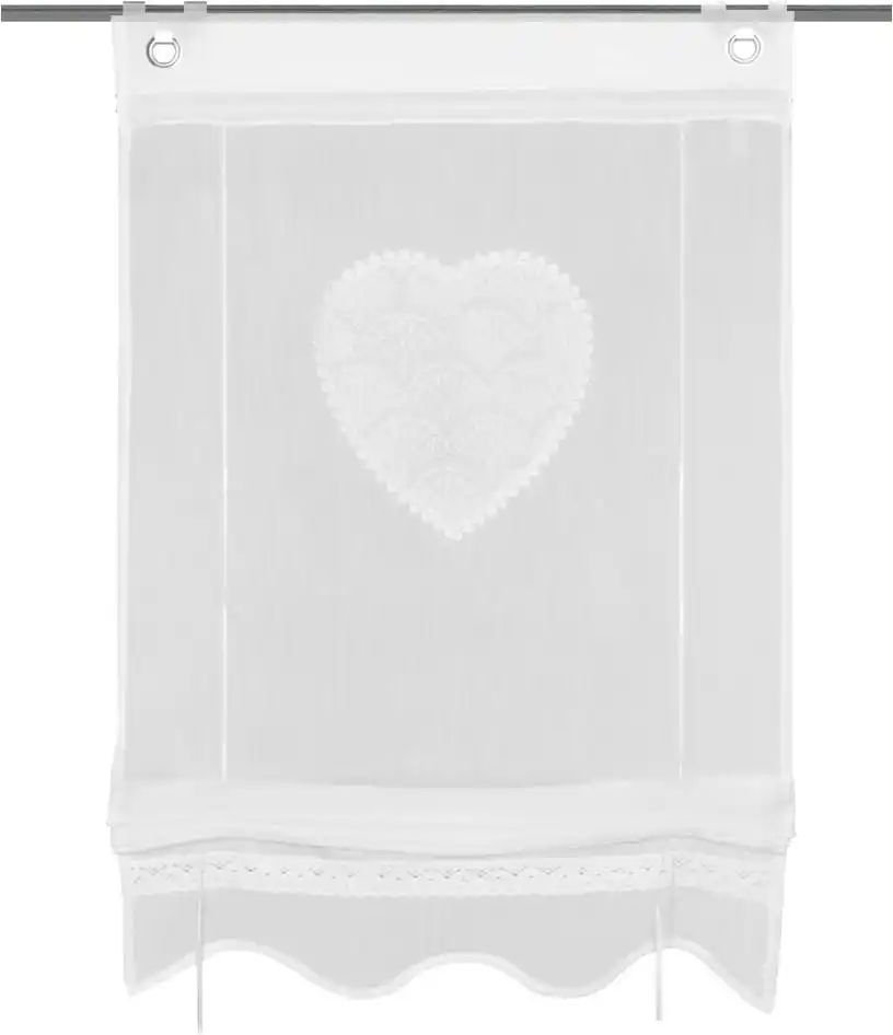 HOME Wohnideen Bändchenrollo ¦ weiß ¦ Maße (cm): B: 45 Gardinen & Rollos > Rollos & Jalousien > Seitenzugrollos - Höff...