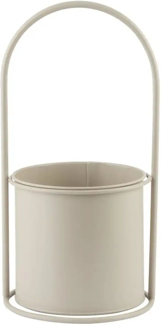 HOME STORY Pflanztopf ¦ grau ¦ Eisen ¦ Maße (cm): H: 35,5 Ø: 18 Accessoires > Dekoartikel - Höffner