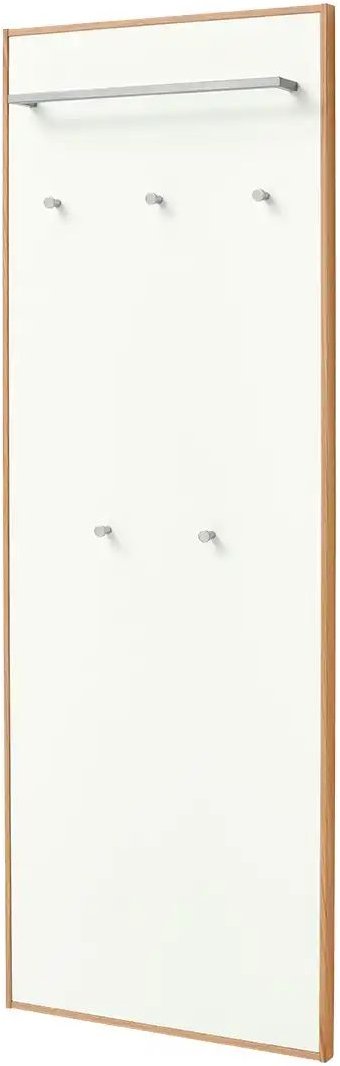 Garderobenpaneel Tiba ¦ weiß ¦ Holzwerkstoff ¦ Maße (cm): B: 60 H: 170 T: 10.0 Garderoben & Kleiderstangen > Wandgarder...