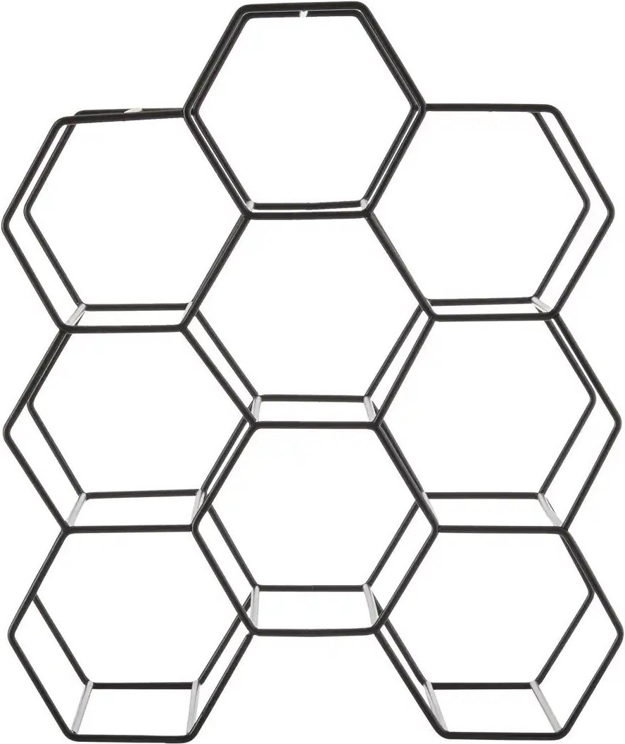 HOME STORY Weinregal ¦ schwarz ¦ Maße (cm): B: 19,5 H: 34 Regale > Weinregale - Höffner