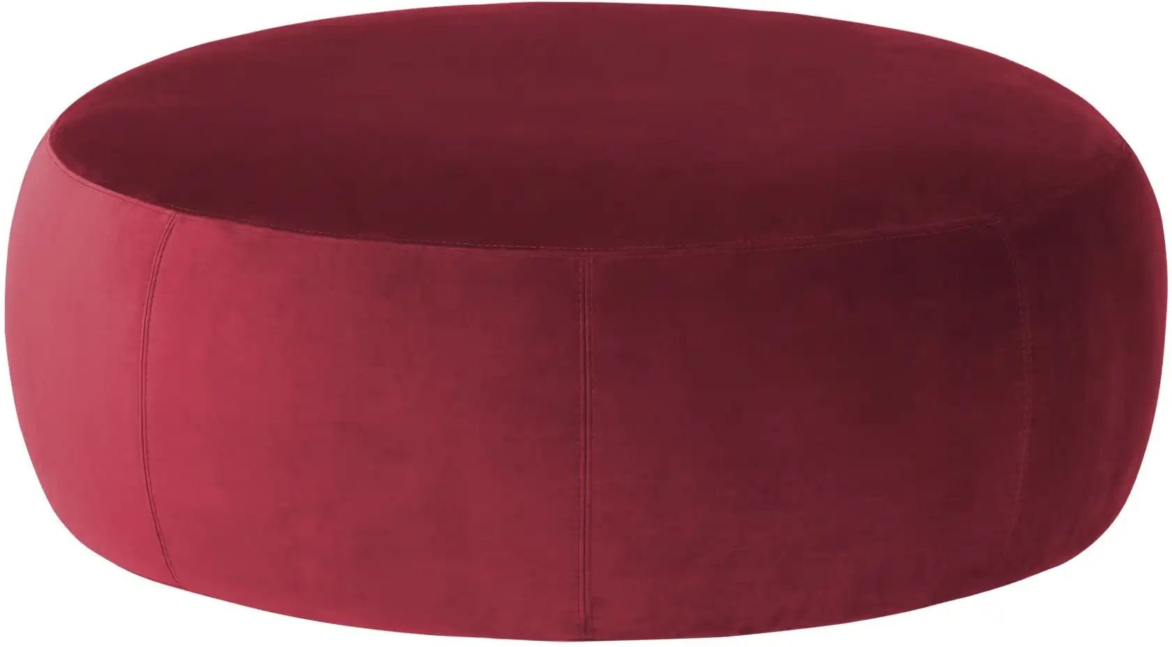 Samt Hocker Amadi ¦ rot ¦ Maße (cm): B: 105 H: 40 Polstermöbel > Hocker - Höffner