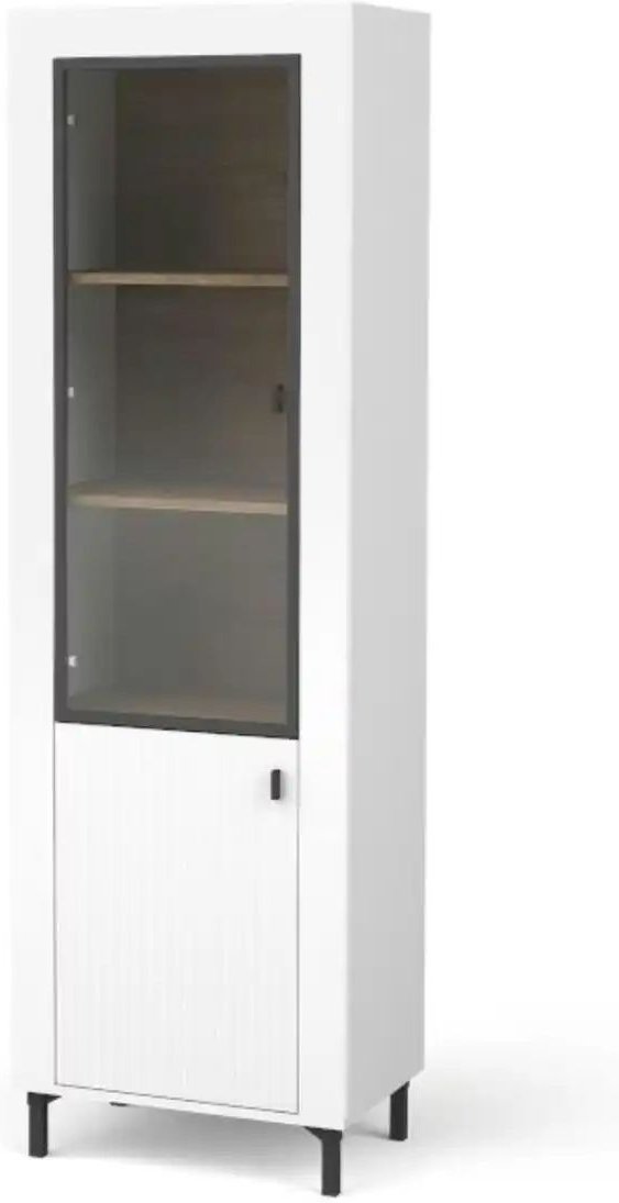 Vitrine ¦ weiß ¦ Maße (cm): B: 60 H: 194 Schränke > Vitrinen - Höffner