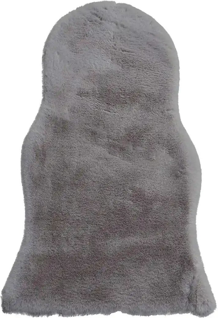 Thumbnail - como Kunstfell Tierfellform Bunny Soft ¦ grau ¦ Synthetische Fasern ¦ Maße (cm): B: 55 Teppiche > Felle > Kunstfelle - H...