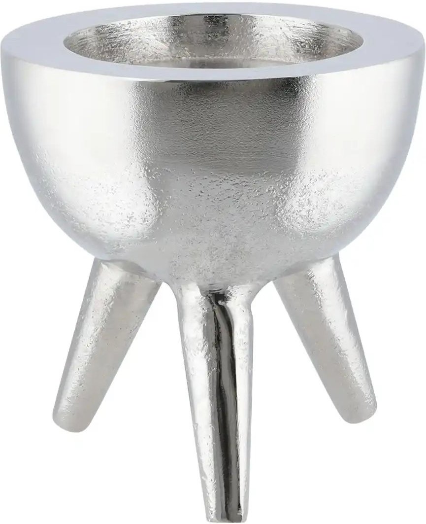 Kerzenständer   ¦ silber ¦ Aluminium ¦ Maße (cm): H: 11,5  Ø: 11.5 Accessoires > Kerzen & Kerzenständer > Kerzenständer ...