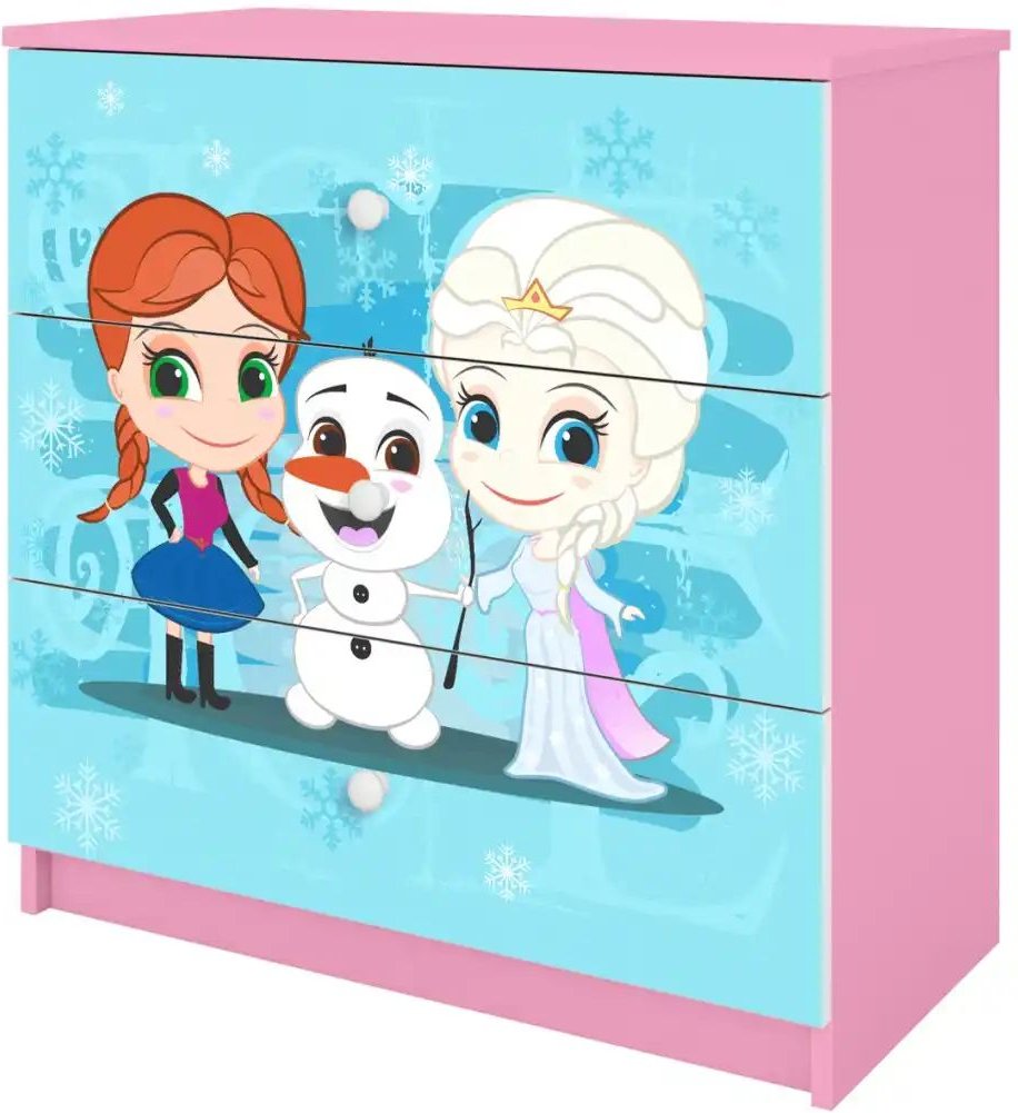 Kommode Eiskönigin ¦ rosa/pink ¦ Maße (cm): B: 81 H: 80,5 Kommoden & Sideboards > Kommoden - Höffner