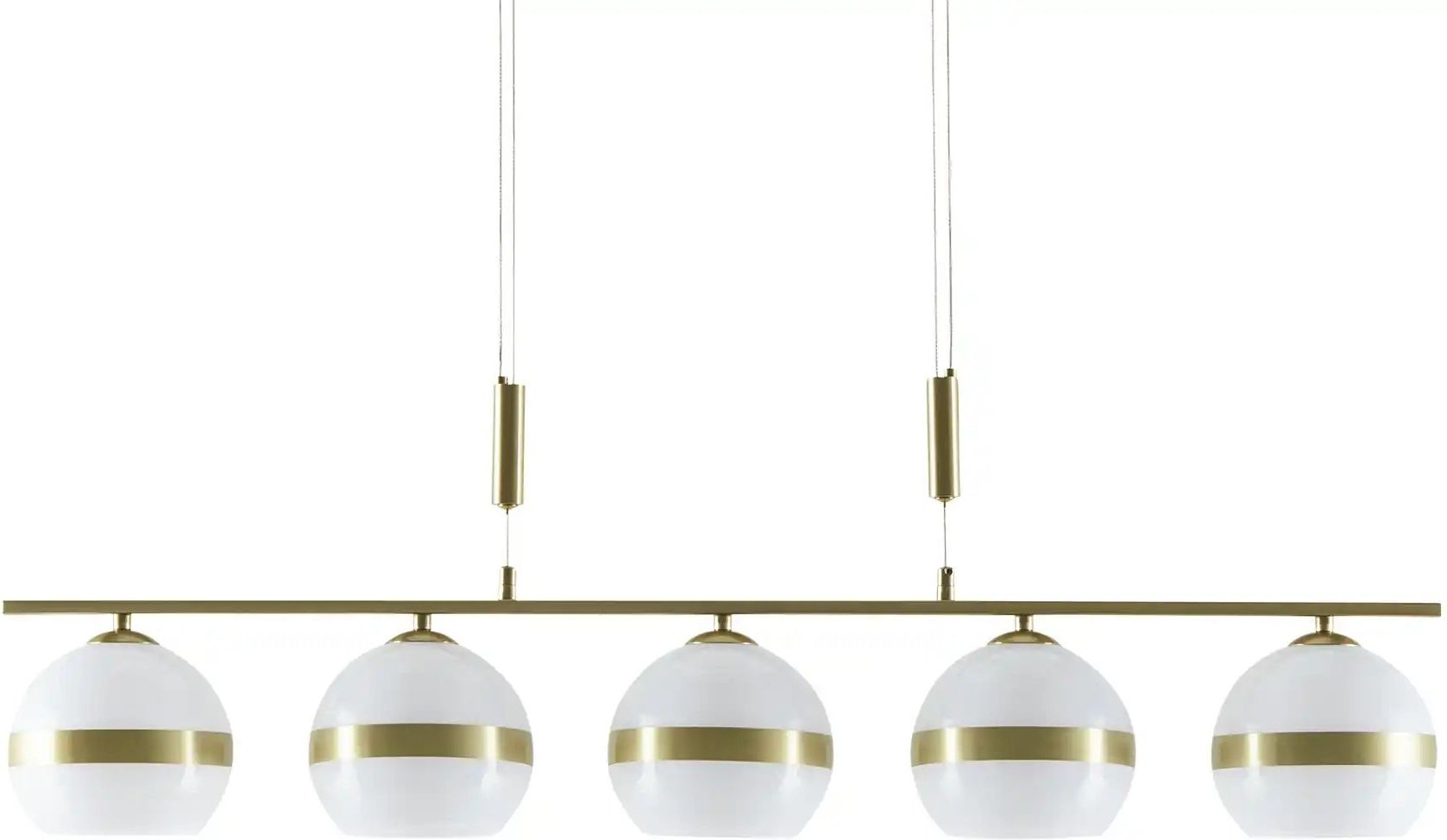 Thumbnail - KHG Pendelleuchte ¦ gold ¦ Maße (cm): B: 95 H: 150 T: 15.0 Lampen & Leuchten > LED-Leuchten > LED-Deckenleuchten - Höf...