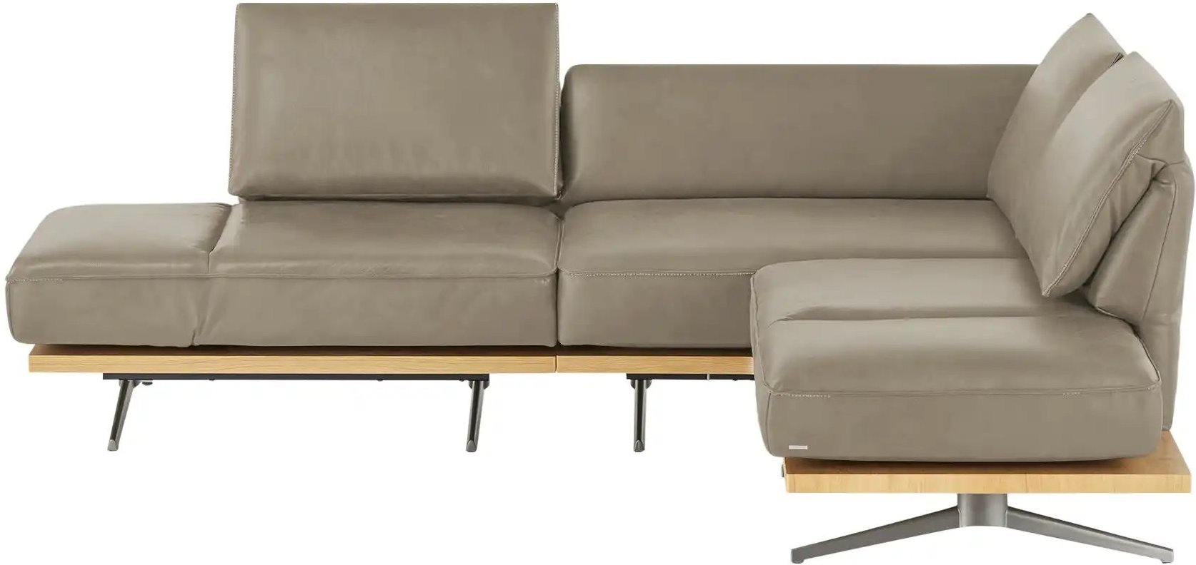 KOINOR Ecksofa Phoenix ¦ grau ¦ Maße (cm): B: 253 H: 87 T: 209.0 Polstermöbel > Sofas > Ecksofas - Höffner