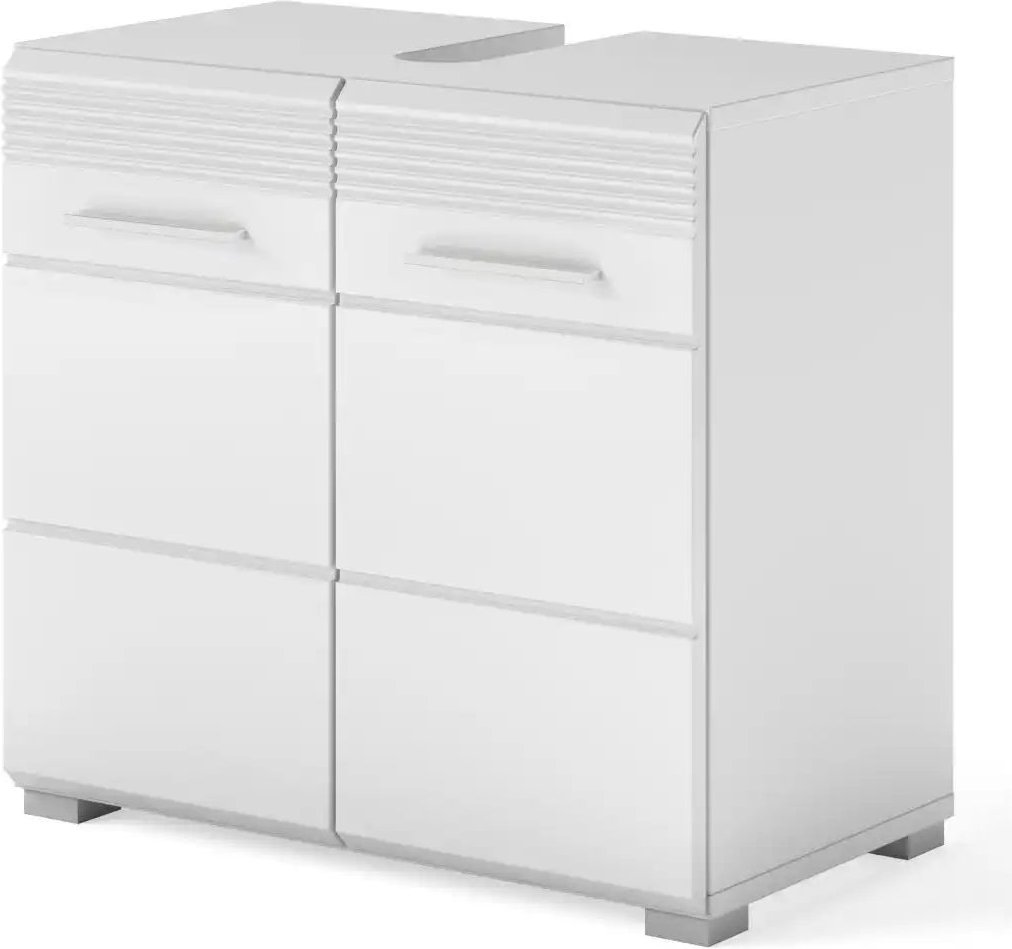 Waschbeckenunterschrank Lütauer See ¦ weiß ¦ Maße (cm): B: 60 H: 56 Schränke > Badschränke > Waschbecken-unterschränke ...