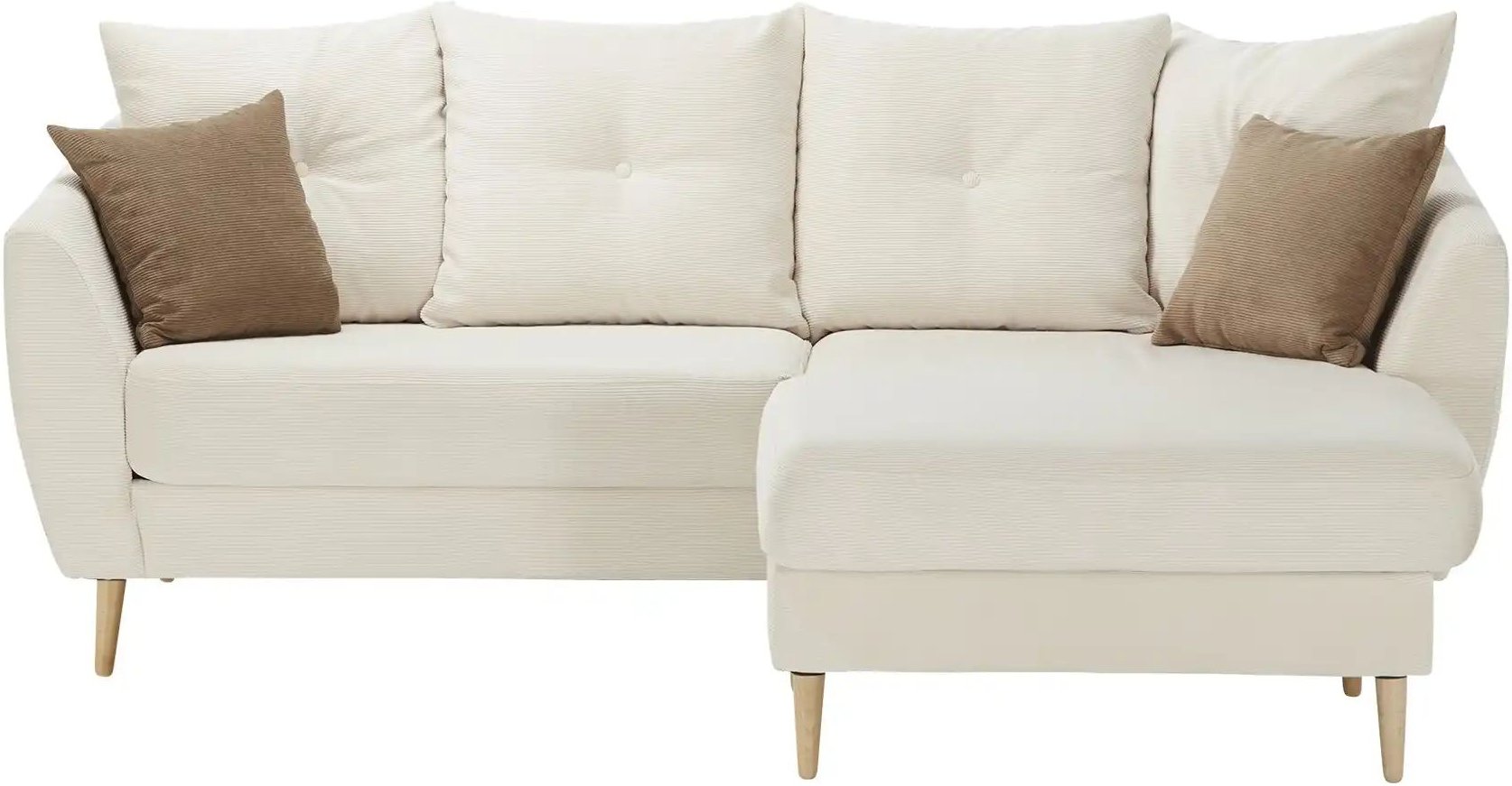 Thumbnail - Ecksofa Flash ¦ beige ¦ Maße (cm): B: 211 H: 92 T: 154.0 Polstermöbel > Sofas > Ecksofas - Höffner