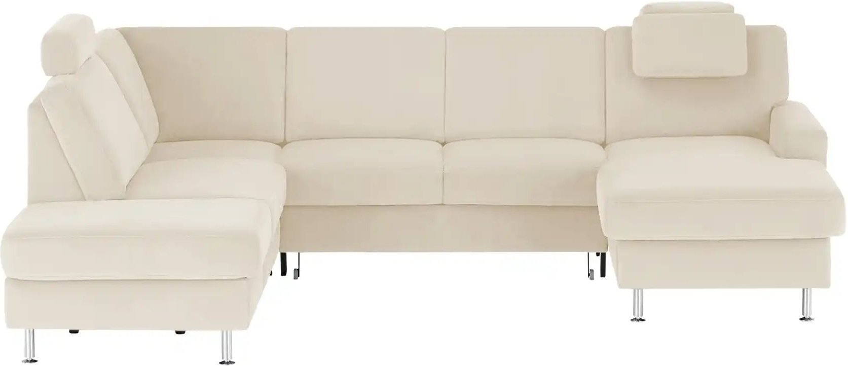 meinSofa Wohnlandschaft Mit verschiedenen Funktionen verfügbar Jana ¦ creme ¦ Maße (cm): B: 309 H: 87 T: 235.0 Polstermö...