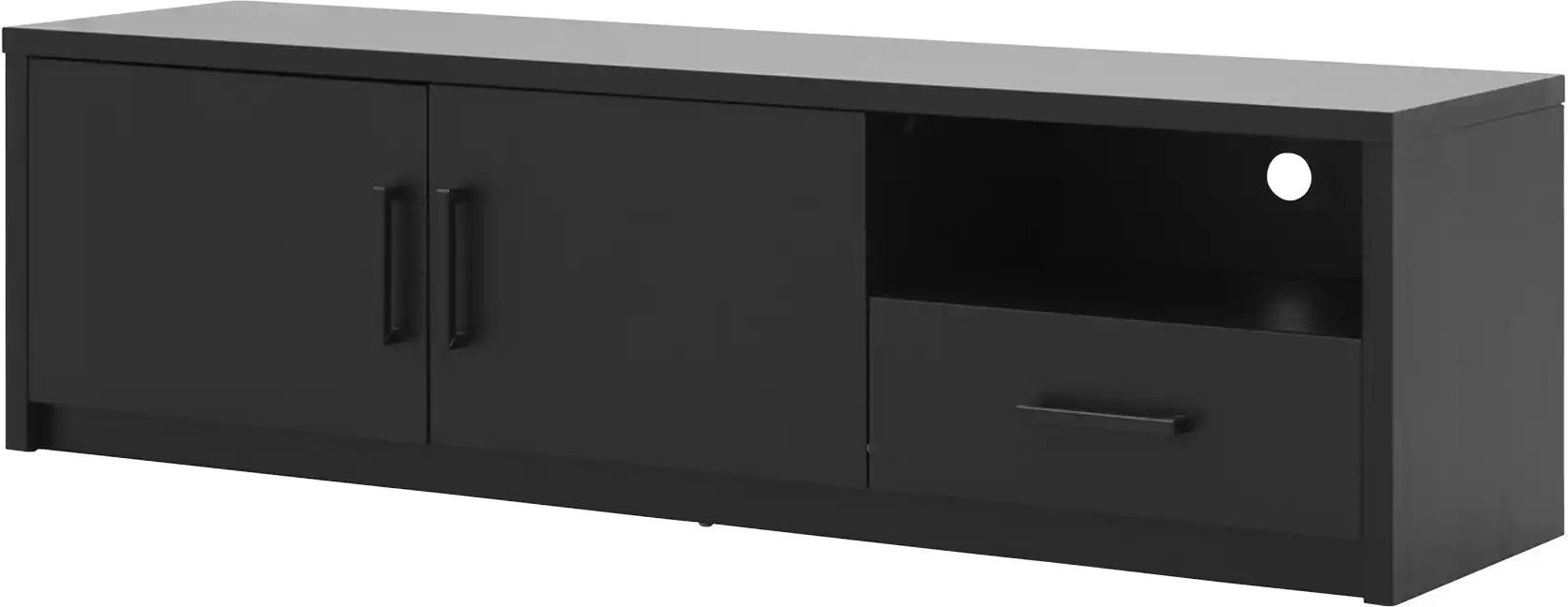 uno Lowboard  Broadway ¦ schwarz ¦ Maße (cm): B: 170 H: 50 T: 45.0 Kommoden & Sideboards > Lowboards - Höffner