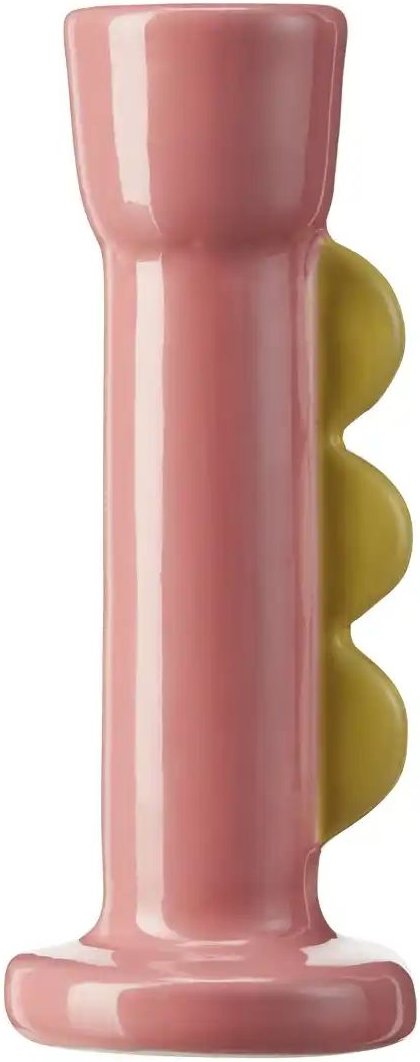 Kerzenhalter ¦ rosa/pink ¦ Dolomite ¦ Maße (cm): H: 12 Ø: 5.5 Accessoires > Kerzen & Kerzenständer > Kerzenständer - ...