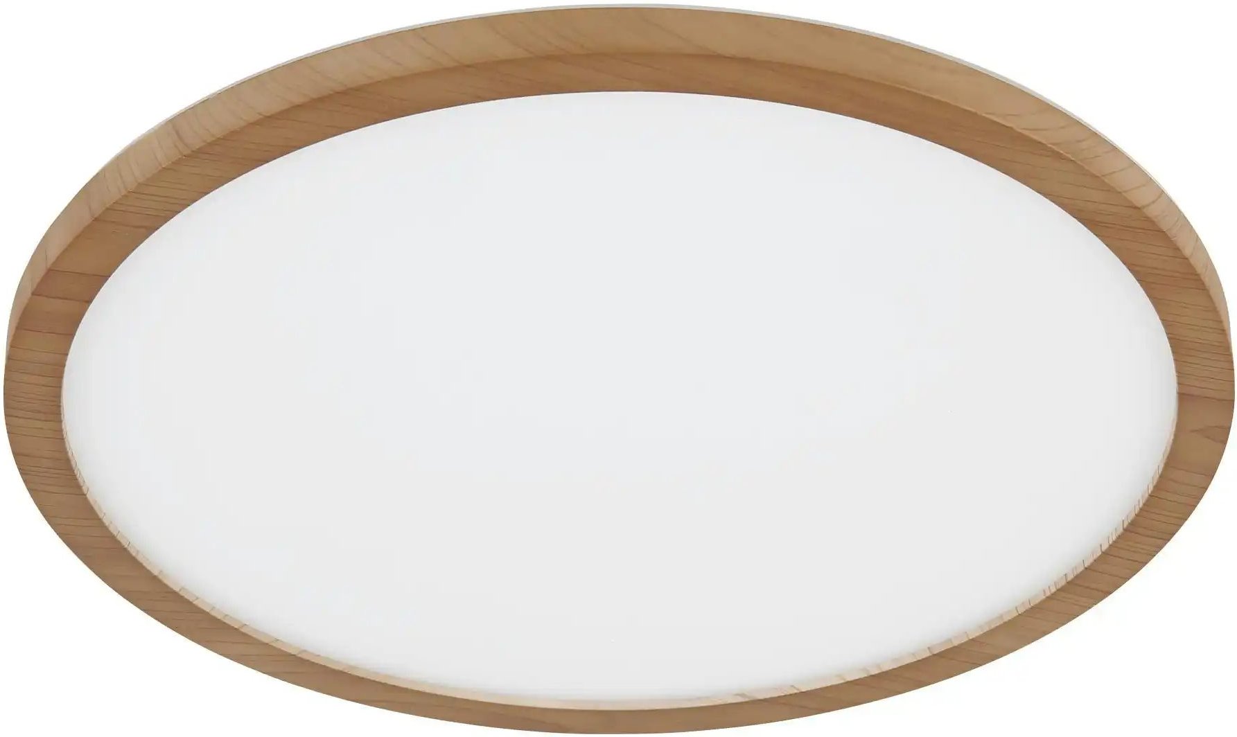 Globo Lighting Deckenleuchte ¦ holzfarben ¦ Maße (cm): B: 42 H: 2,5 T: 42.0 Lampen & Leuchten > Deckenleuchten - Höffn...