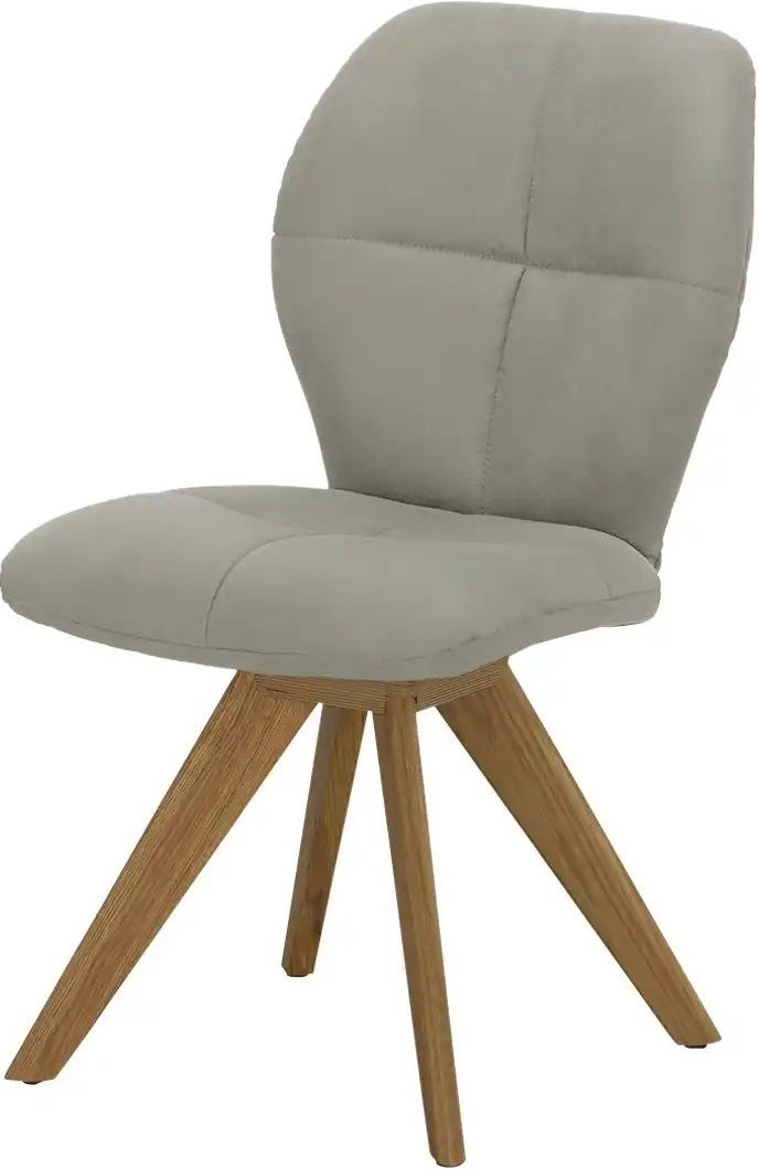 Wohnwert Polsterstuhl Luisa ¦ grau ¦ Maße (cm): B: 50 H: 90 T: 58.0 Stühle > Küchenstühle > Polster Küchenstühle - Höff...