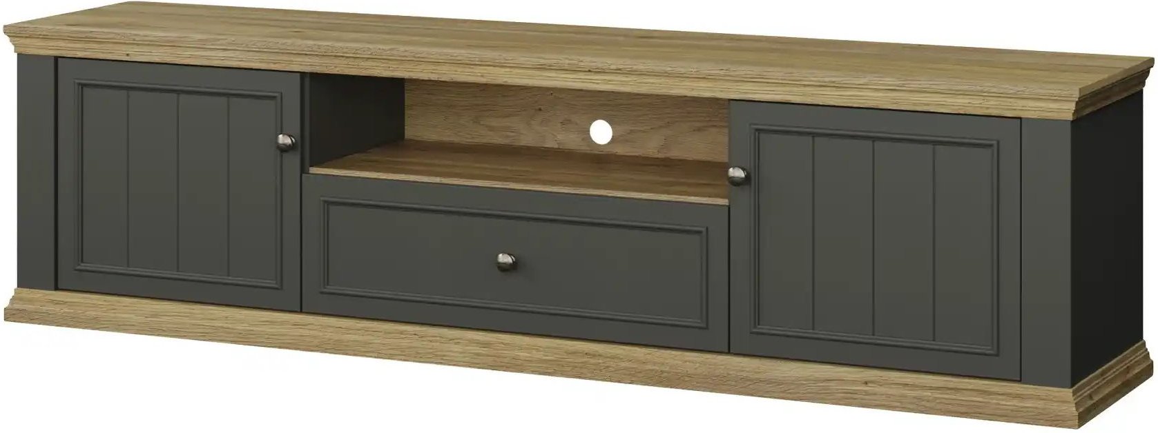 Lowboard Countryside ¦ grau ¦ Maße (cm): B: 199,2 H: 53,7 T: 43.5 Kommoden & Sideboards > Lowboards - Höffner