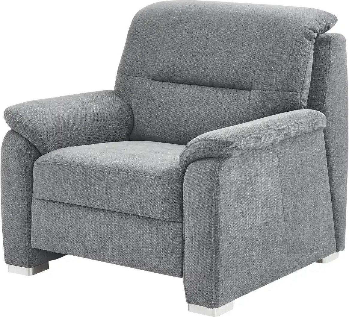 meinSofa Sessel Vera ¦ grau ¦ Maße (cm): B: 100 H: 92 T: 95.0 Polstermöbel > Sessel > Fernsehsessel - Höffner