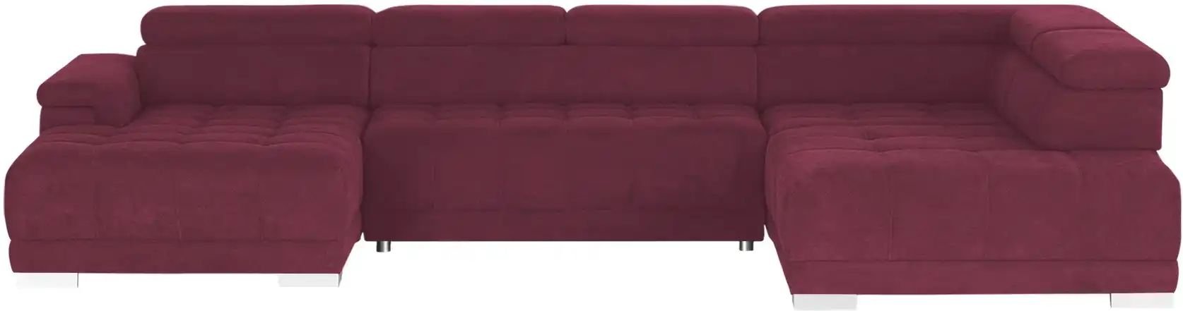 switch Wohnlandschaft aus Mikrofaser Campo ¦ rot ¦ Maße (cm): B: 374 H: 101 T: 220.0 Polstermöbel > Sofas > Wohnlandscha...