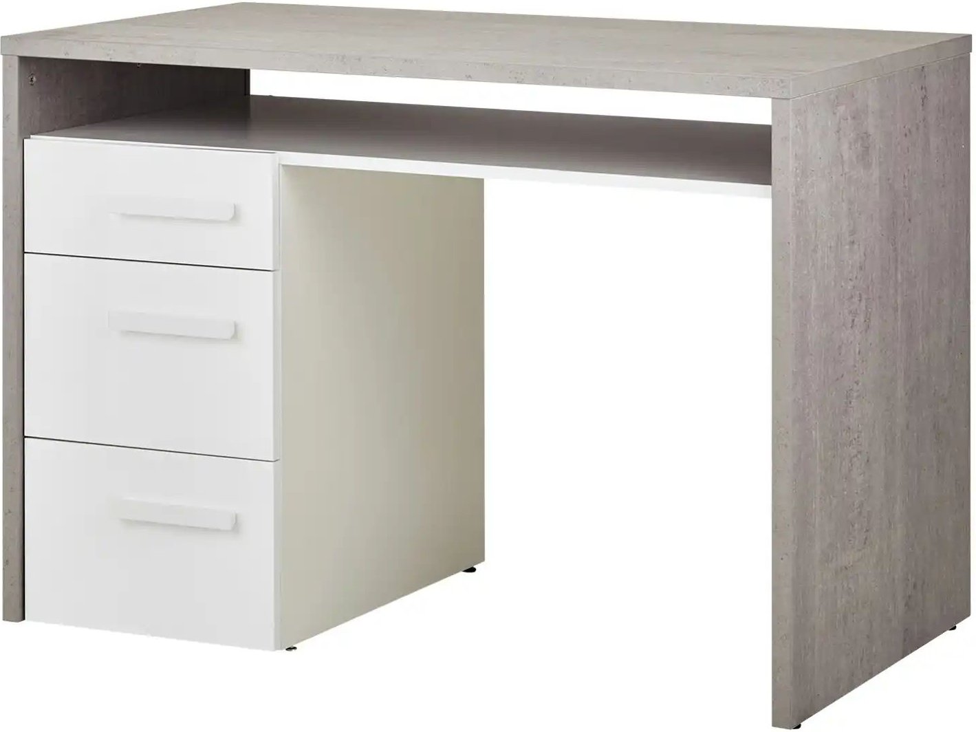 Schreibtisch Milow ¦ grau ¦ Maße (cm): B: 110 H: 74 T: 60.0 Kindermöbel > Kinderschreibtische - Höffner