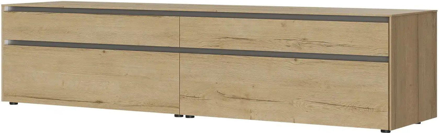 Content Lowboard Metro Line ¦ holzfarben ¦ Maße (cm): B: 244 H: 59 T: 60.0 Kommoden & Sideboards > Lowboards - Höffner