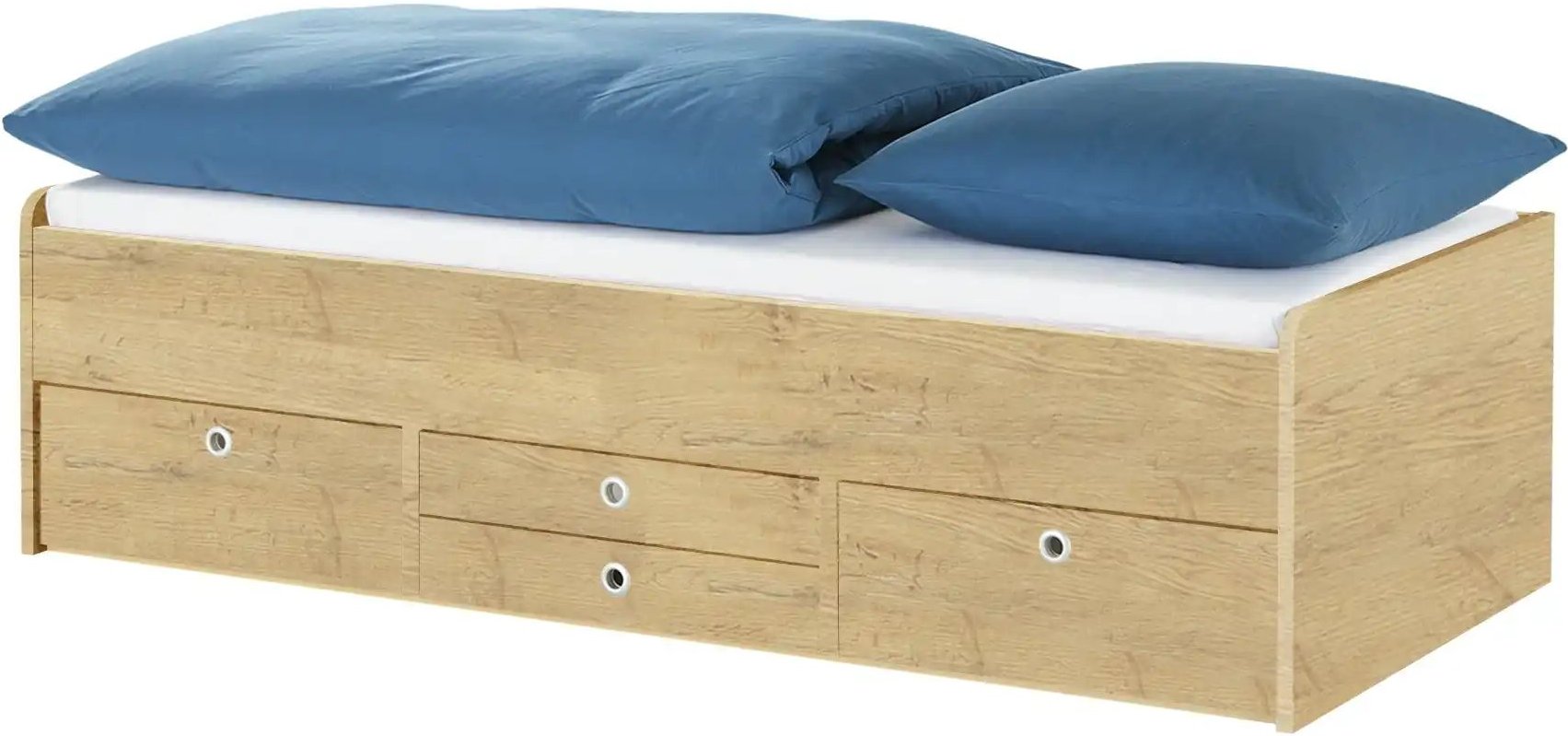 Schubkastenbett Grow Up ¦ holzfarben ¦ Maße (cm): B: 127 H: 54,5 Betten > Bettgestelle - Höffner