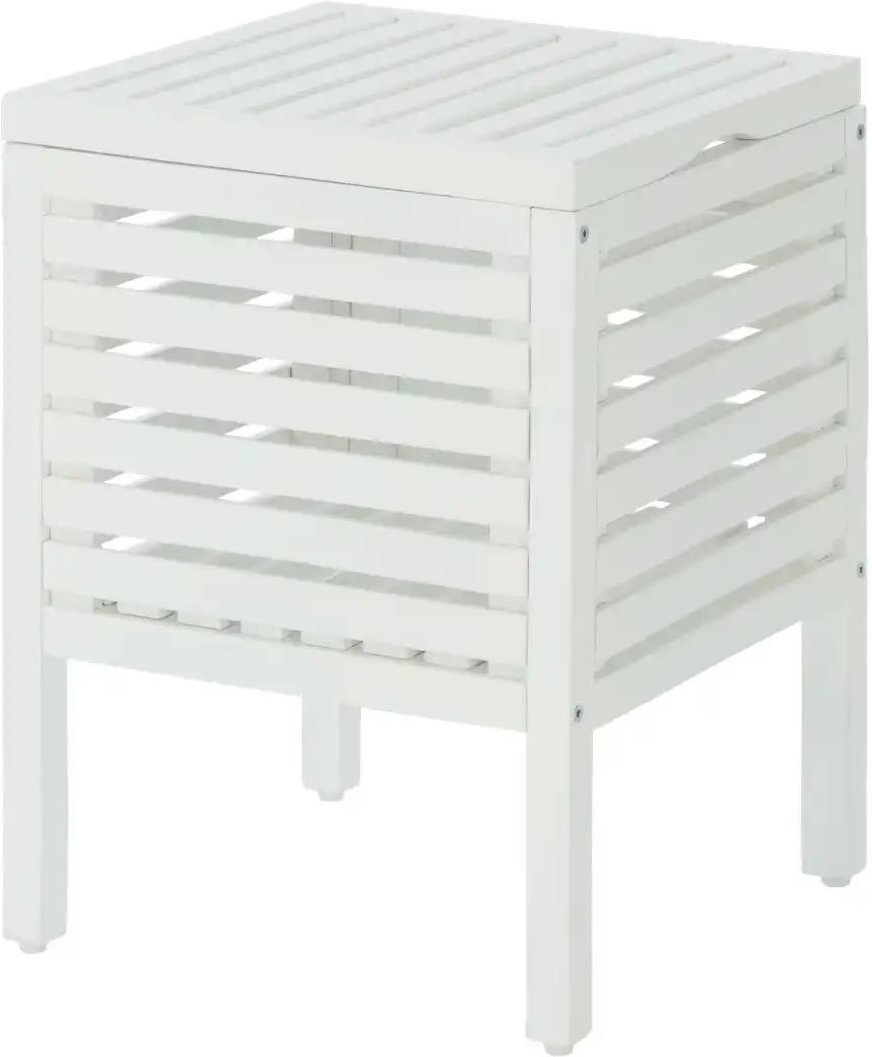 Aufbewahrungshocker Oria ¦ weiß ¦ Maße (cm): B: 37 H: 50 T: 37.0 Polstermöbel > Hocker - Höffner