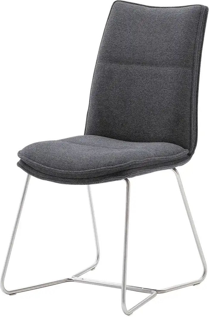 Esszimmerstuhl mit Griff Zabea ¦ grau ¦ Maße (cm): B: 48 H: 94 T: 65.0 Stühle > Küchenstühle > Polster Küchenstühle - Hö...