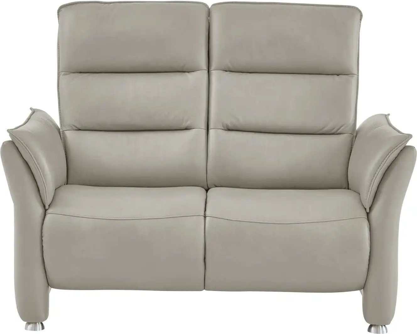 Thumbnail - Hukla Einzelsofa Echtleder Corina ¦ grau ¦ Maße (cm): B: 146 H: 112 T: 90.0 Polstermöbel > Sofas > 2-Sitzer - Höffner