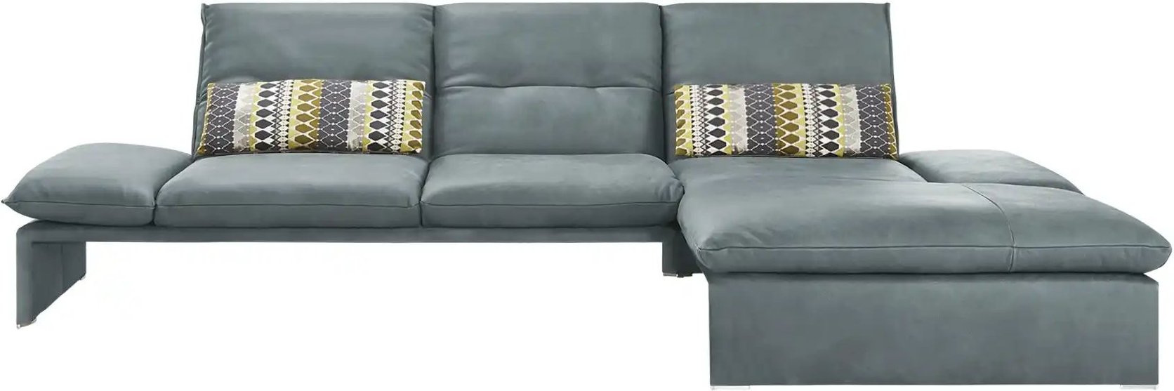 KOINOR Leder-Ecksofa Humfrey ¦ blau ¦ Maße (cm): B: 314 H: 93 T: 159.0 Polstermöbel > Sofas > Ecksofas - Höffner