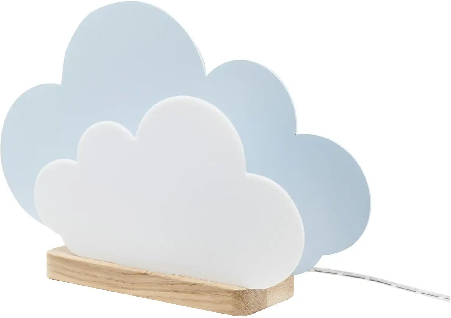 Tischleuchte Wölkchen blau/weiß ¦ blau Lampen & Leuchten > Kinderlampen - Höffner