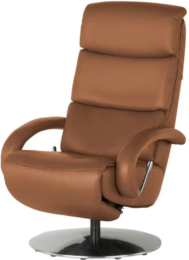 Hukla Ledersessel Florian ¦ braun ¦ Maße (cm): B: 73 H: 115 T: 91.0 Polstermöbel > Sessel > Relaxsessel - Höffner