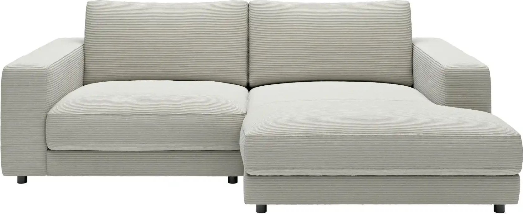 Jette Home Ecksofa in Cord Sila ¦ grau ¦ Maße (cm): B: 250 H: 85 T: 170.0 Polstermöbel > Sofas > Ecksofas - Höffner