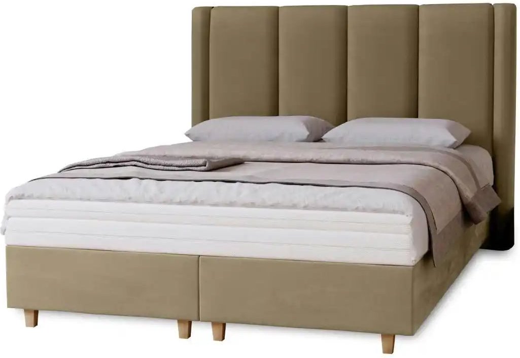 Boxbett mit Matratze Madeley ¦ beige ¦ Maße (cm): B: 200 H: 110 Betten > Polsterbetten - Höffner