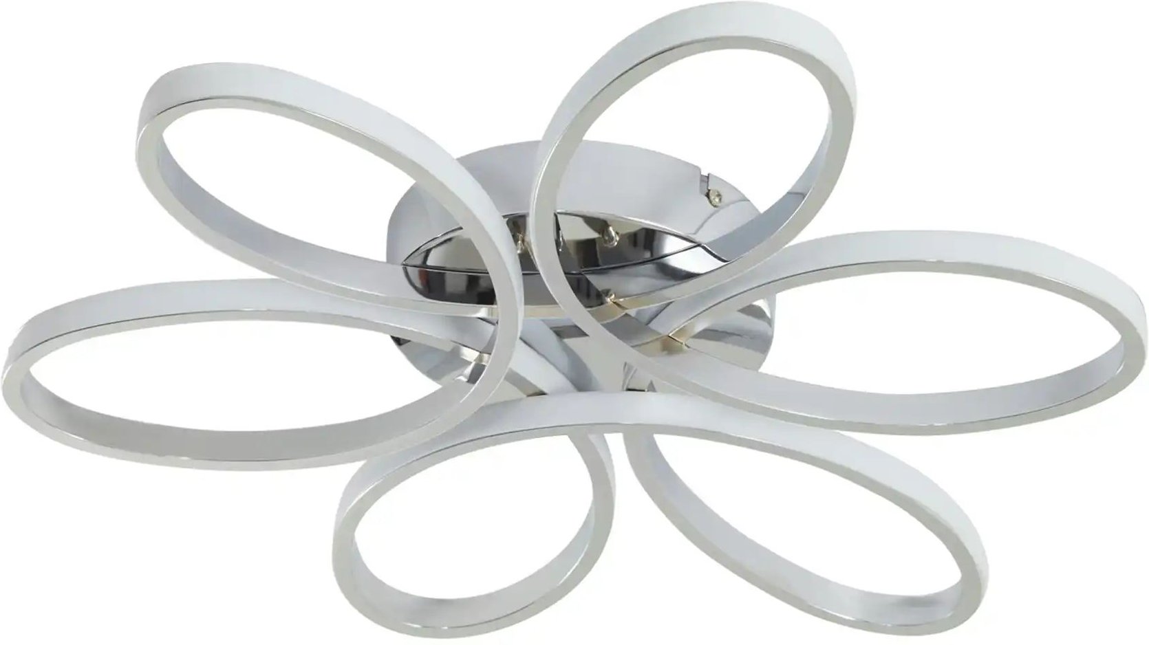 Thumbnail - Meisterleuchten LED-Deckenleuchte chrom ¦ silber ¦ Maße (cm): H: 8 Ø: 50 Lampen & Leuchten > Deckenleuchten - Höffne...