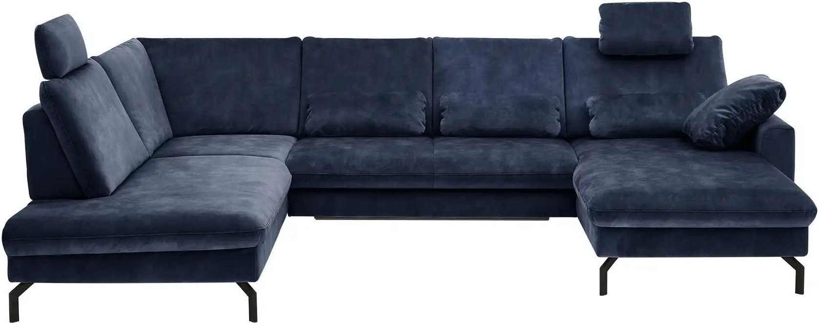 meinSofa Wohnlandschaft aus Mikrofaser Grace ¦ blau ¦ Maße (cm): B: 332 H: 89 T: 220.0 Polstermöbel > Sofas > Wohnlandsc...