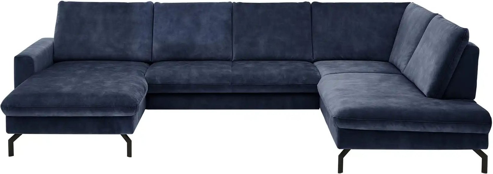 Thumbnail - meinSofa Wohnlandschaft aus Mikrofaser Grace ¦ blau ¦ Maße (cm): B: 337 H: 89 T: 220.0 Polstermöbel > Sofas > Wohnlandsc...