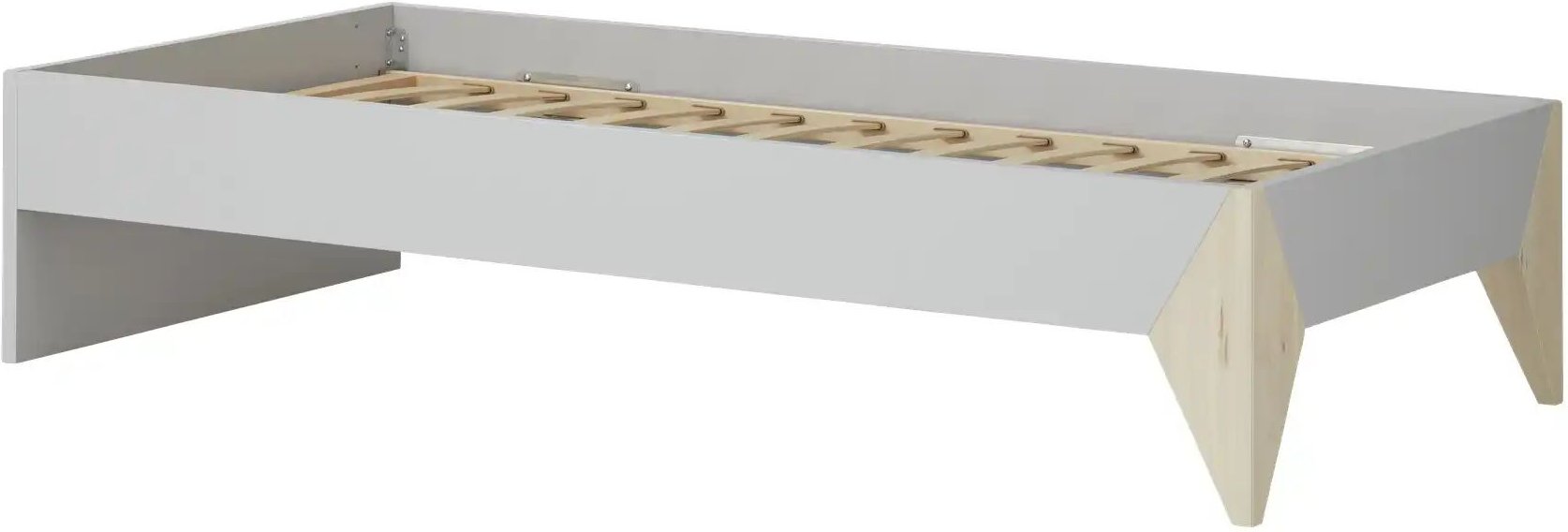 Jugendbett ZE+ ¦ grau ¦ Maße (cm): B: 97 H: 43 Betten > Bettgestelle - Höffner