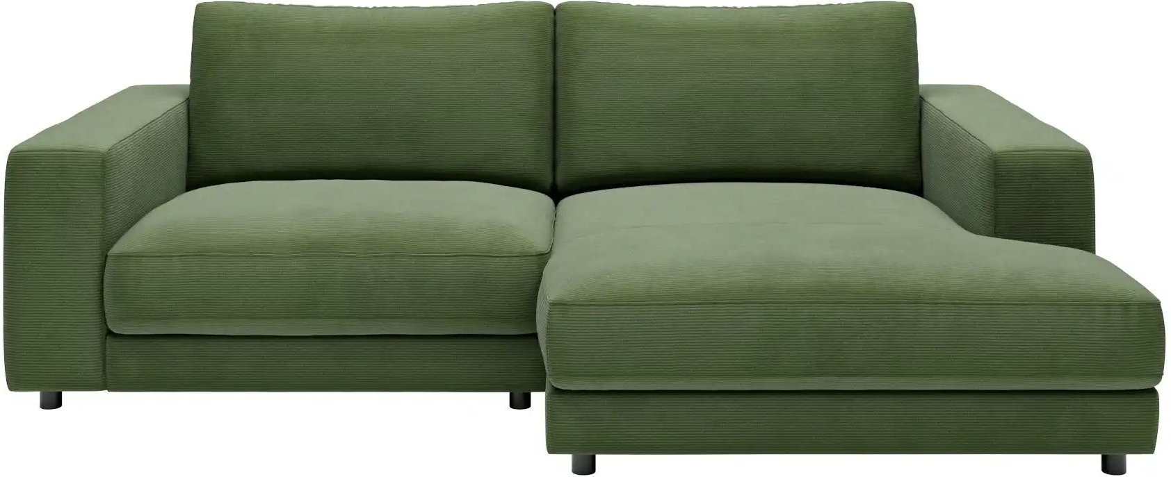 Thumbnail - Jette Home Ecksofa in Feincord Sila ¦ grün ¦ Maße (cm): B: 250 H: 85 T: 170.0 Polstermöbel > Sofas > Ecksofas - Höffner