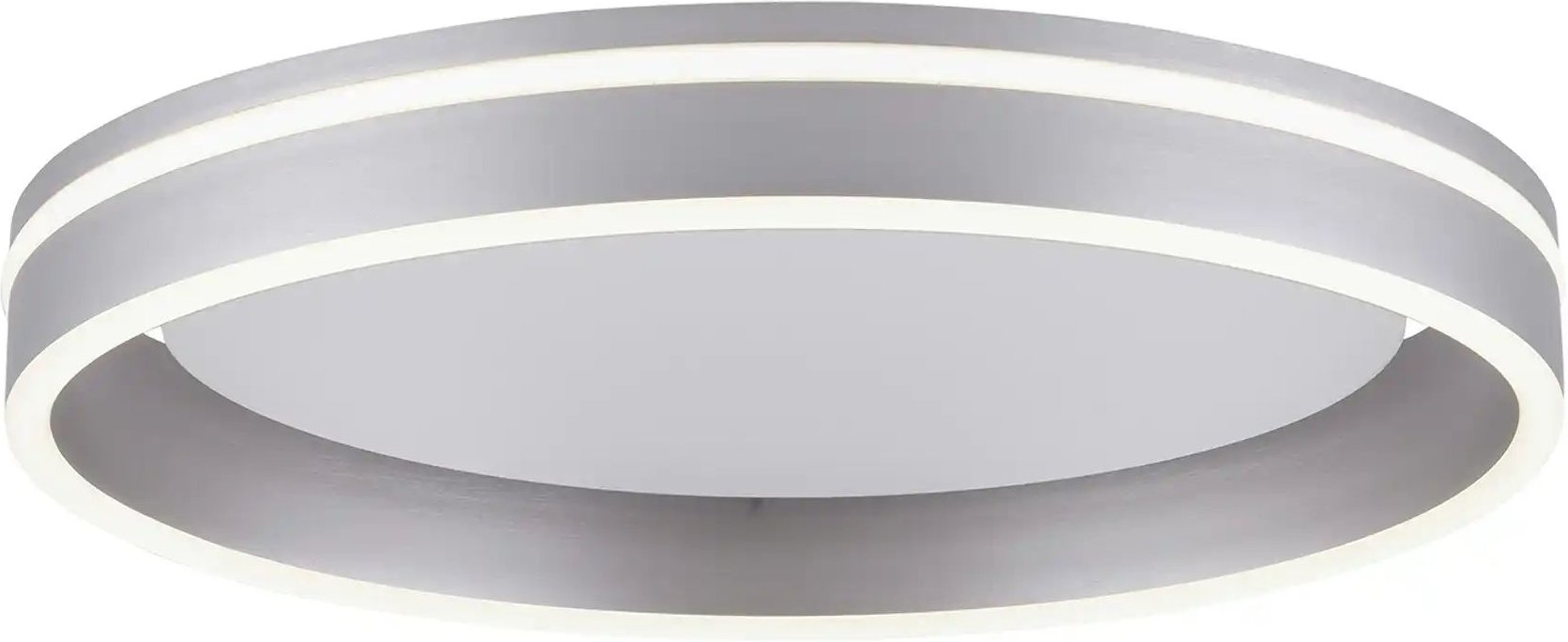 Q-Smart Home Lights Deckenleuchte 1-flammig nickel matt ¦ silber ¦ Maße (cm): H: 5,5 Ø: 40 Lampen & Leuchten > Deck...