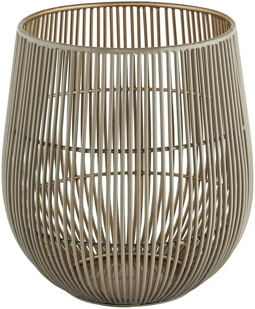 Windlicht ¦ gold ¦ Metall ¦ Maße (cm): H: 21 Ø: 18 Accessoires > Kerzen & Kerzenständer - Höffner